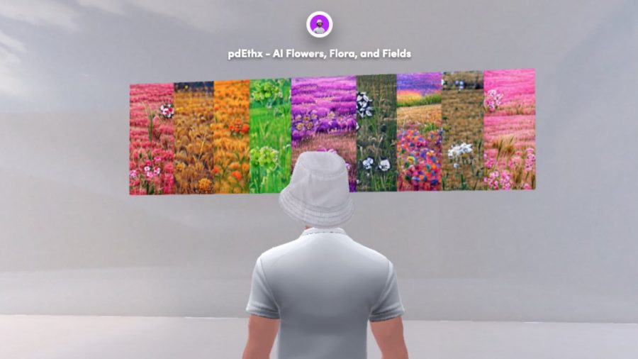 AI Flower Metaverse NFT Gallery