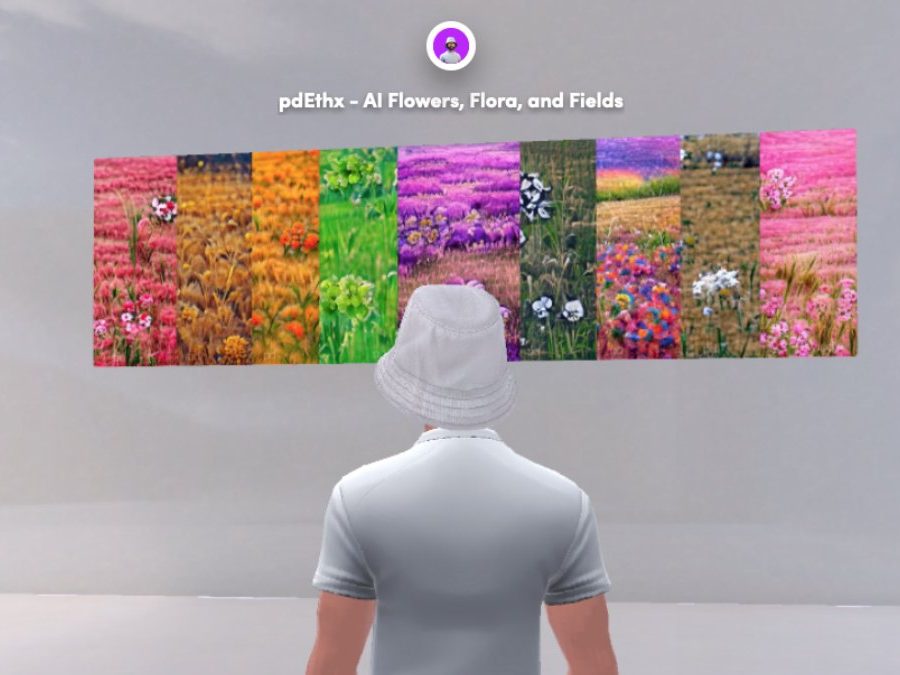 AI Flower Metaverse NFT Gallery